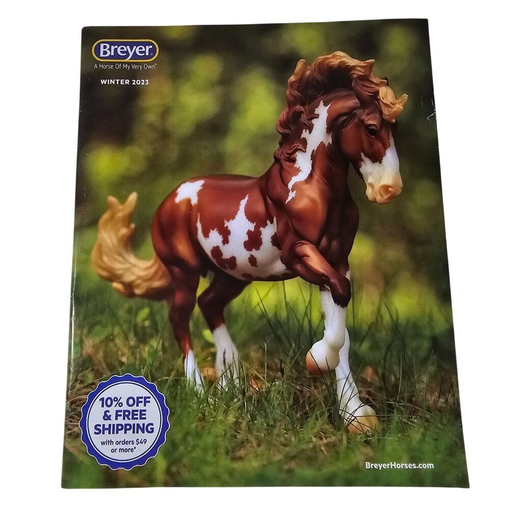 Breyer Winter 2023 Horse Catalog Magazine Featuring Model Horses & Accessories